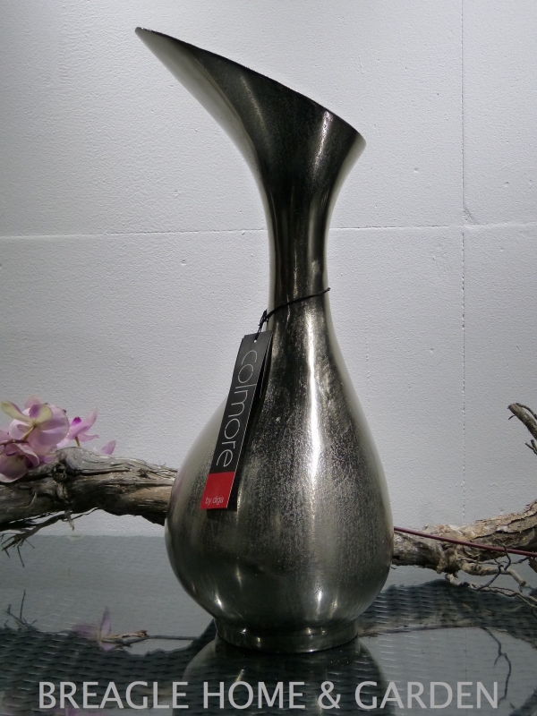 Colmore Flower vase aluminium ruw large