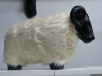 BOB Fur Sheep black/beige