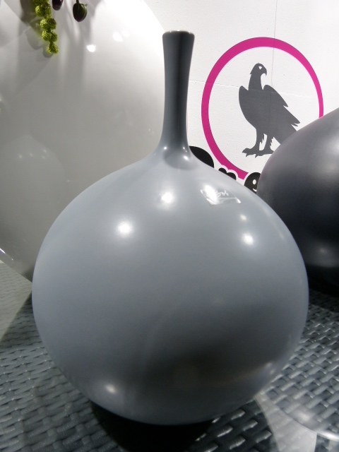 BOB keramiek Vase MS ballon medium grey matt