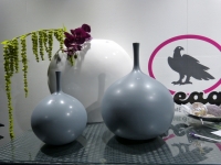 BOB keramiek Vase MS ballon medium grey matt