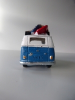 Volkswagen bus met led blauw