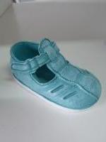 Kinderschoen keramiek blauw