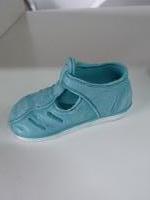 Kinderschoen keramiek blauw