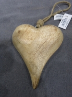 Decoratief houten hart large