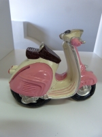 Spaarpot scooter roze
