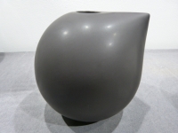 BOB keramiek Birdy vase small white/black matt