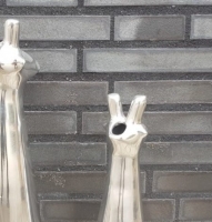 BOB aluminium vaas 'giraffe' medium