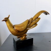 Vogel geel/goud