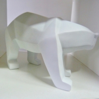 Statue Origami Bear