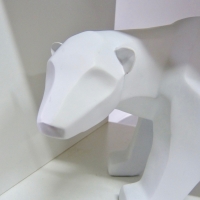 Statue Origami Bear
