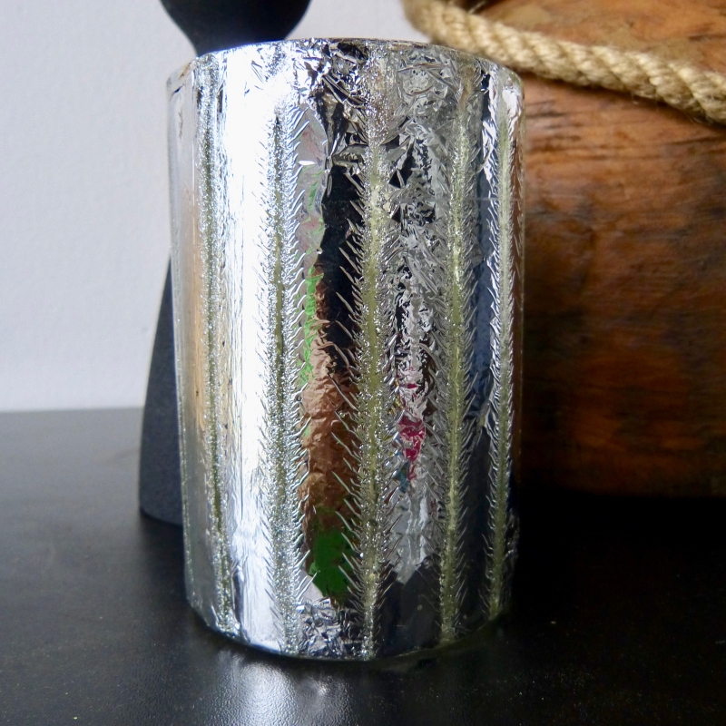Colmore Votive silver leaf glas