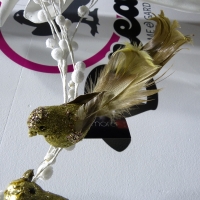 Colmore Bird glitter gold