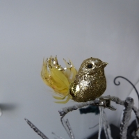 Colmore Bird glitter gold Small