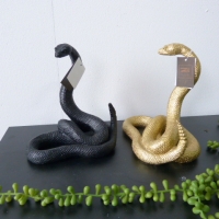 Slang goud/zwart