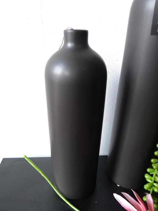 BOB keramiek 'Picardy'  vase black medium