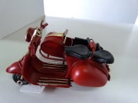 Model motor met zijspan (scooter)