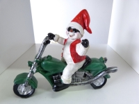 Kerst figuur op motor