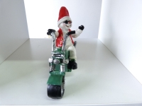 Kerst figuur op motor