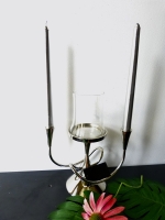 Colmore candle holder multi br/glass