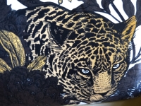 Kussen leopard head