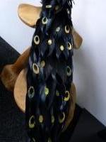 Colmore peacock black/gold staand 48 cm