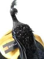 Colmore peacock black/clip 54 cm