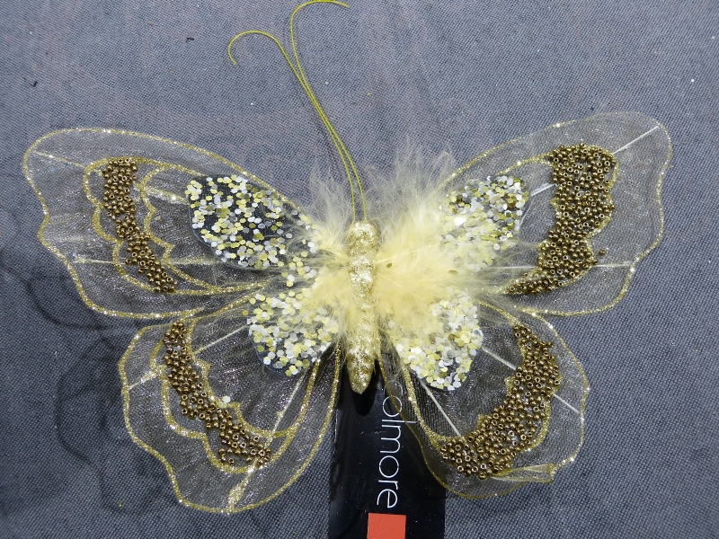 Colmore butterfly gold/clip