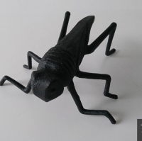 BOB iron grasshopper leather black