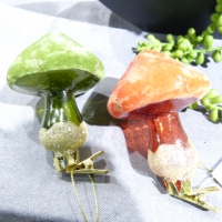 Colmore  X-mass mushroom clip green/red